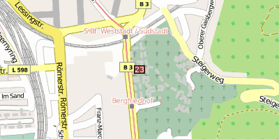 Bergfriedhof  Stadtplan