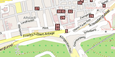 Peterskirche  Stadtplan